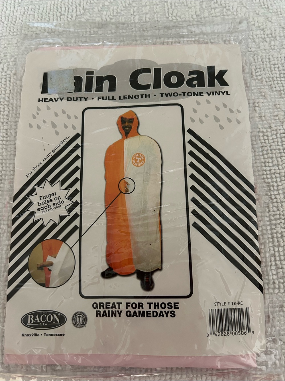 Vintage UT Vols Rain Cloak.